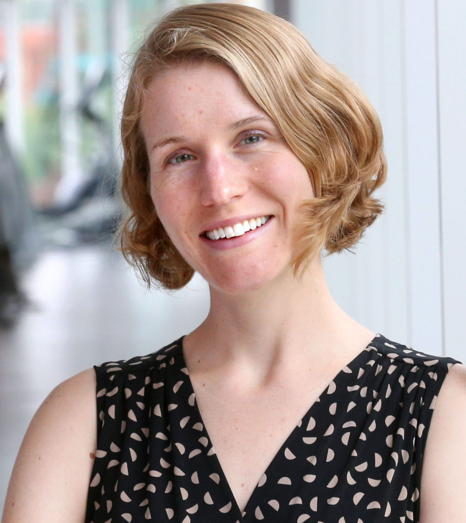 Assistant professor Alison Phillips studies the processes by which individuals develop and maintain exercise habits.  (Photo by Christopher Gannon/Iowa State University)